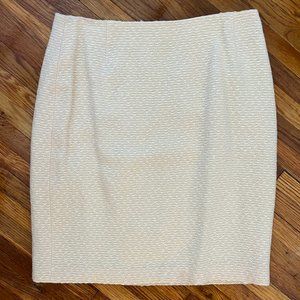 ESCADA CREAM TWEED SKIRT